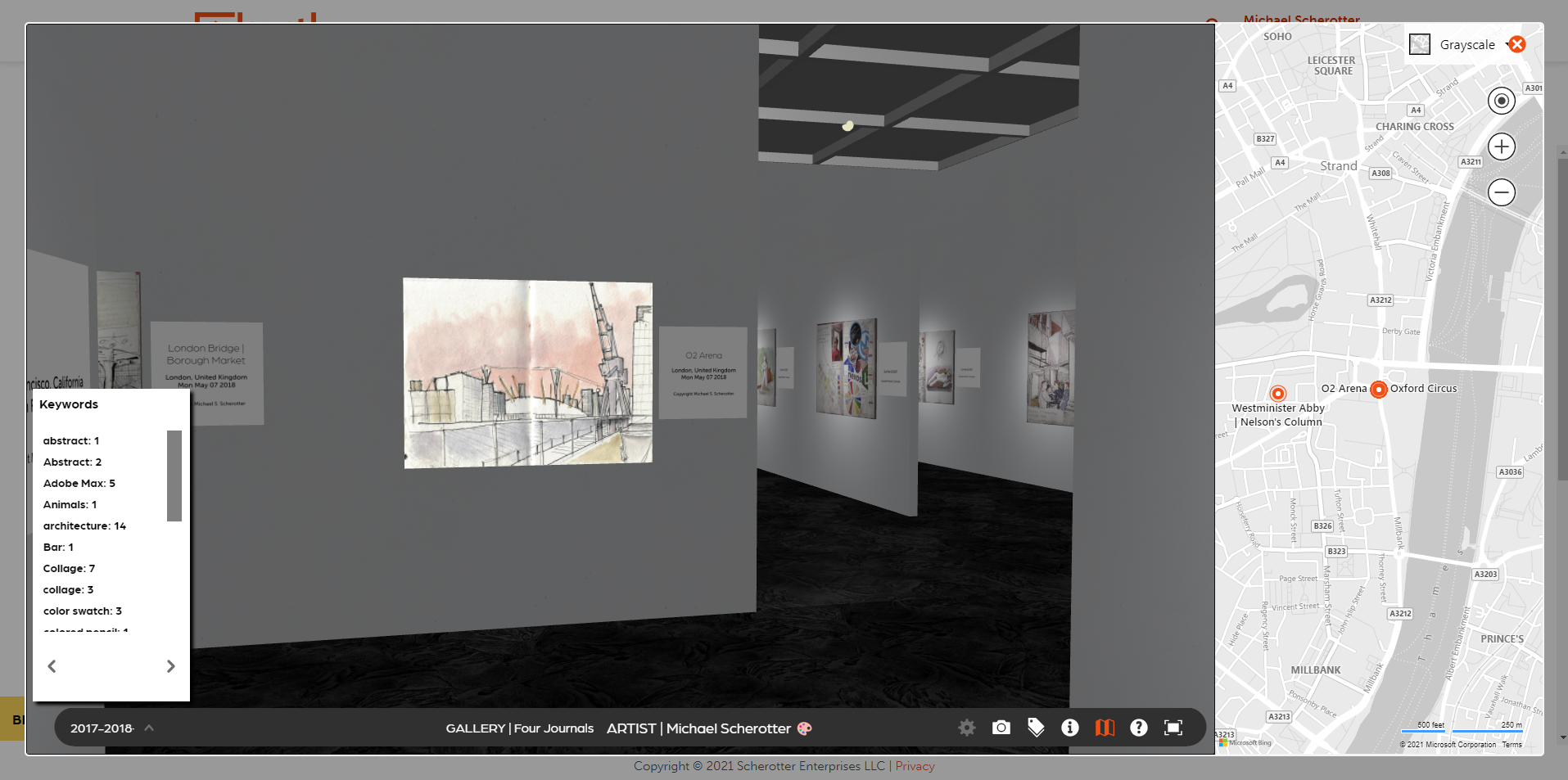 Gallery Discovery with the Artwork Map – Galeryst