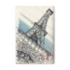 Eiffel Tower on Canvas Stretched, 1.5''