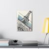 Eiffel Tower on Canvas Stretched, 1.5'' - Image 7