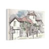 Casa Memoriala Tudor Arghezi on Canvas Stretched, 0.75" - Image 6