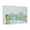 Rideout Fountain in Golden Gate Park on Canvas Stretched, 1.5'' - Image 2