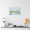 Rideout Fountain in Golden Gate Park on Canvas Stretched, 1.5'' - Image 7