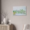 Rideout Fountain in Golden Gate Park on Canvas Stretched, 1.5'' - Image 8