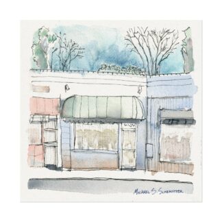 San Anselmo Gelato on Textured Watercolor Paper