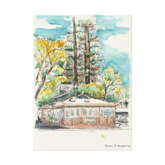 Sorella Caffe on Watercolor Paper