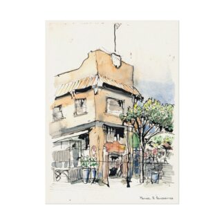 Fairfax Coffee Roastery on Watercolor Paper