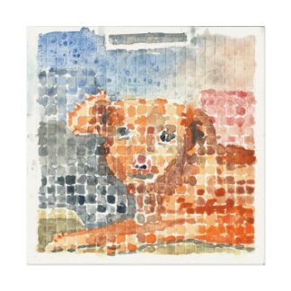 Pippa on Textured Watercolor Matte Posters