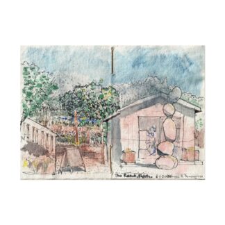 The Fairfax Ranch on Watercolor Paper