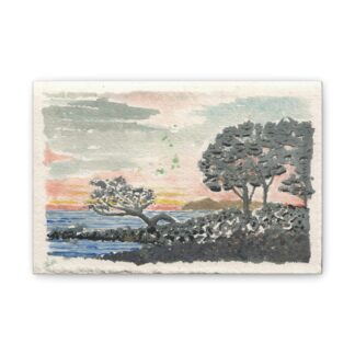 Hawaii Sunset on Canvas Stretched, 0.75"