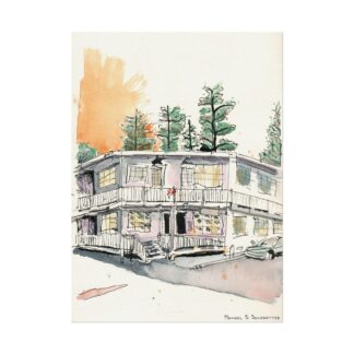 California Cowboy on Watercolor Paper