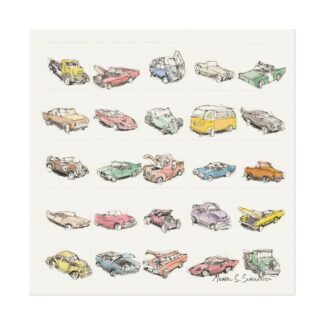 Original 2026 May Madness San Rafael Auto Show Watercolor